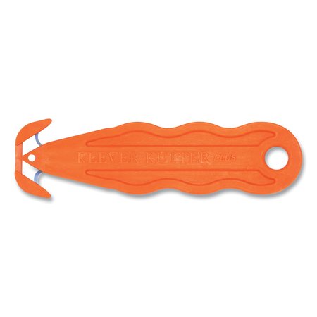 KLEVER KUTTER Kurve Blade Plus Safety Cutter, 5.75" Handle, Orange, 10PK PLS-100G